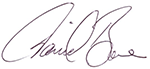 David Bare signature